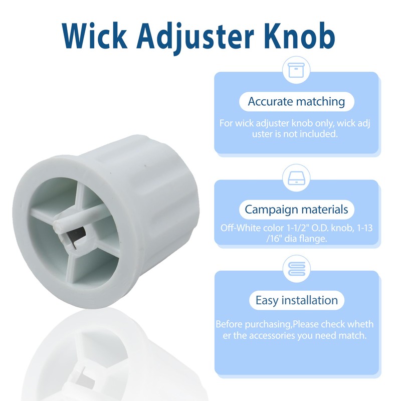 ActyGo Replacement Kerosene Heater Wick Adjuster Knob WS-CV14 08-1724 fits