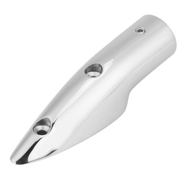 7/8" 5-1/2 Degree Stainless Steel Marine Boat Hand Rail End Top Mount Hardware Fitting