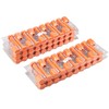 100pcs Bolt Seals for Container,Shipping Container Lock(Orange)
