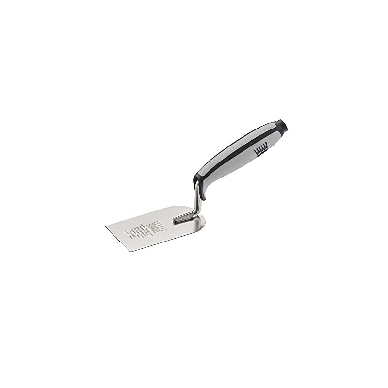RAGNI R6160S Stainless Steel Rounded Margin Trowel 60MM X 110MM