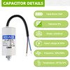 BOJACK 16uF 450V Motor Running Capacitor 38 x 75 mm