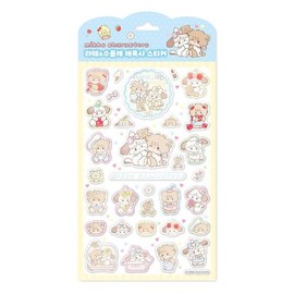 Hottracks Miko Characters Epoxy Sticker Latte & Soufflé / 미코 캐릭터즈 에폭시 스티커 라떼&수플레