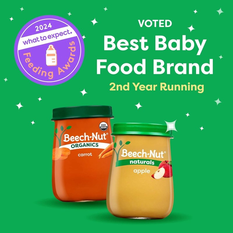 Beech-Nut Meat Baby Food Jars, Chicken & Chicken Broth Puree,
