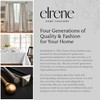 Elrene Home Fashions Harrow Solid Texture Blackout Single Window Curtain