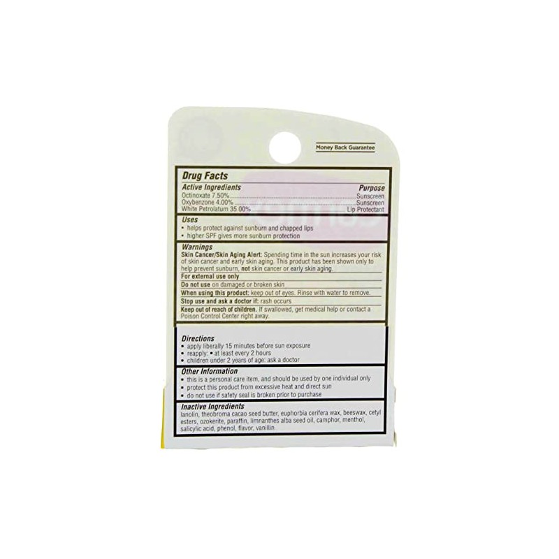 Carmex Classic Lip Balm, protector labial protector solar SPF 15,