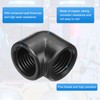 sourcing map 2pcs 90 Degree Elbow Water Cooling Adapter G1/4"