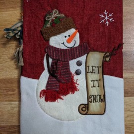 Christmas house Snowman Christmas Tree Skirt 48"