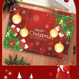 Christmas diatomaceous earth moisture absorption Santa delivering a mat 2ea