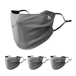 OUTDOOR CAT UV Face Shield Washable Reusable Sun Protection Face Mask for Motorcycle Running Riding Exercise And Other Sports (3 dark gray)