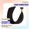 KOCONI 50g 1g/Strand Nano Ring Hair Extensions Real Human Hair