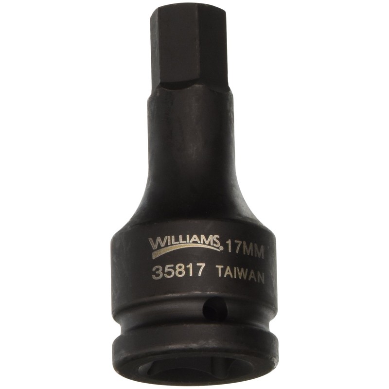 Williams JHW35817 3/4-Inch Drive Impact Hex Bit Driver, 17mm ,