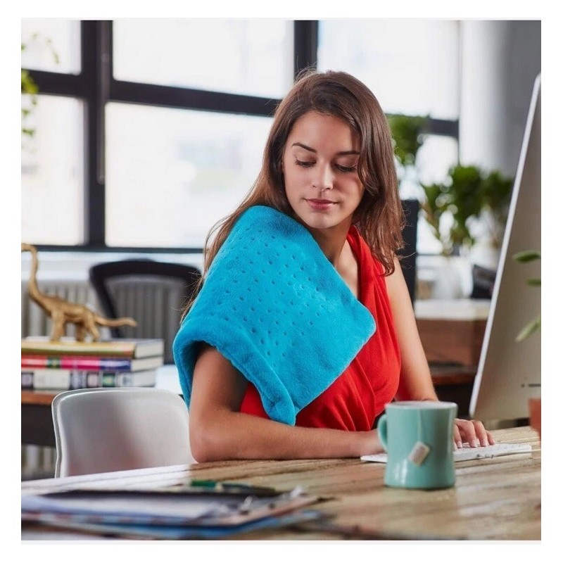 MIGHTY BLISS 12"x24" Large Electric Heating Pad for Back Pain