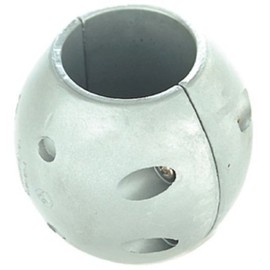 Martyr Anodes CMX07AL Streamlined Shaft Anode with Stainless Steel Slotted Head, Aluminum, 1-1/2 inch