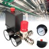Air Compressor Pressure Switch, 1/4" 220V Safety Valve Control Regulator