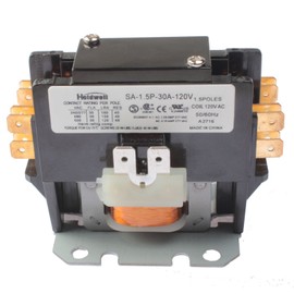 Holdwell SA-1.5P-30A-120V 1.5 Pole Normally Open Double Make with shunt 30 Amp 40 Amp 120V Coil Definite Purpose Air Conditioner Contactor