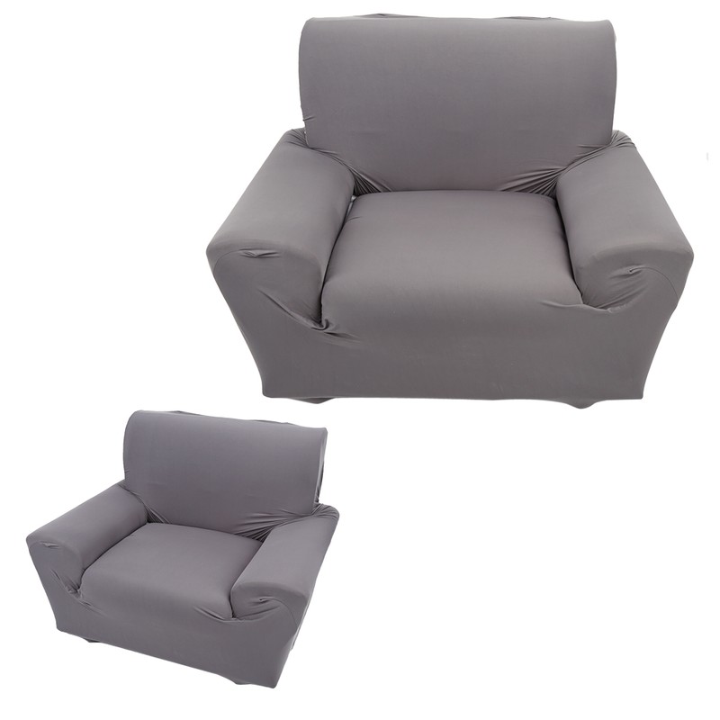 Single Sofa Slipcovers 1 Seater High Elasticity Soft Couch Covers