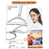 AEZUNI Oversize Square Reading Glasses for Women Oversized Trendy Large
