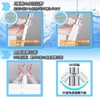 FNINIEK Faucet Shower, Water Saving, Foamer, Oscillating Shower,360 Degree Rotation,