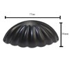 KanDery 10PCS Vintage Shell Cabinet Knobs, Retro Drawer Knobs, Chic