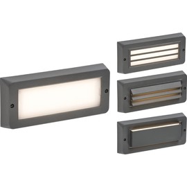 Knightsbridge 5W LED CCT Adjustable Surface Mount Brick Light - Grey IP65