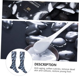 BIUDECO Foot Mask Cover Natural Ingredients Deep Nourish Soften Cuticles Remove Calluses