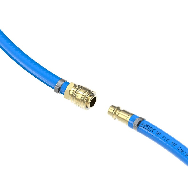 AUPROTEC Compressed Air Hose Set 8 mm Diameter Inner 3