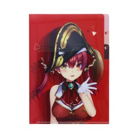 Sunstar Stationery Hololive Clear File, 3 Pockets, A5, Hololive Vtuber Marine, S2172712