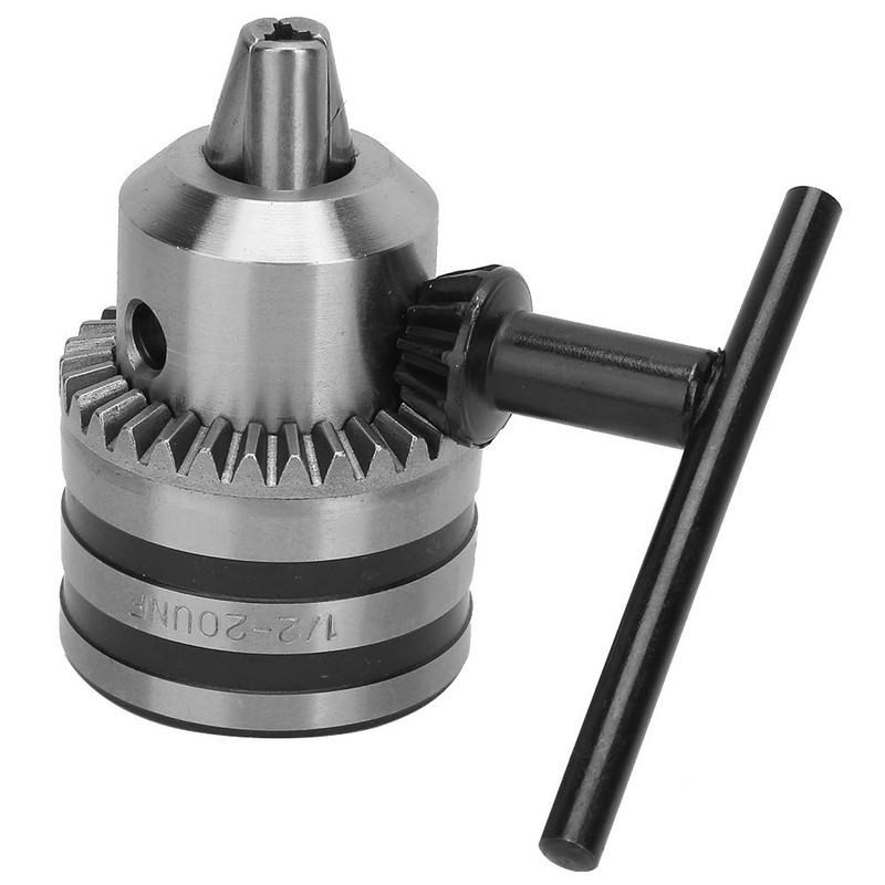 3.0-16MM Drill Chuck Adapter, 1/2-20UNF Drill Chuck with Key, Key