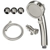 KAIYING Brushed Nickel High Pressure Handheld Shower Head with ON/OFF