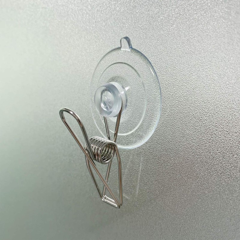 JZMYXA Suction Cup Clip, Sucker Diameter 45mm,8 Pack