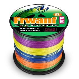 frwanf Super Strong trenza Line 300 m/299,9 m 8 Weaves línea de pesca 80lb PE alambre Línea para la pesca 8 x Strands fregadero cadena multicolor