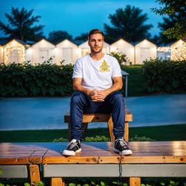 Patch Portal Celtic Knot Patterns 4" Gold Cross Circle Embroidered Applique Iron On Patches Embroidery Design Motif Irish Gothic Badge Emblem for Jackets Tshirt Cloth