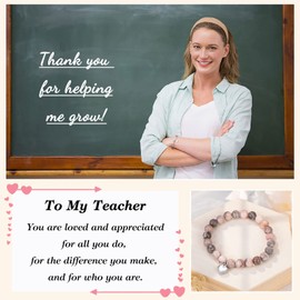 PINKDODO Teacher Valentine Gift, Teacher Gifts for Women, Teacher Appreciation Gifts End of The Year Thank You Teacher Gifts from Student