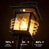 Icnice Solar Pathway Lights Outdoor, 6 Pack Bright Solar Lights