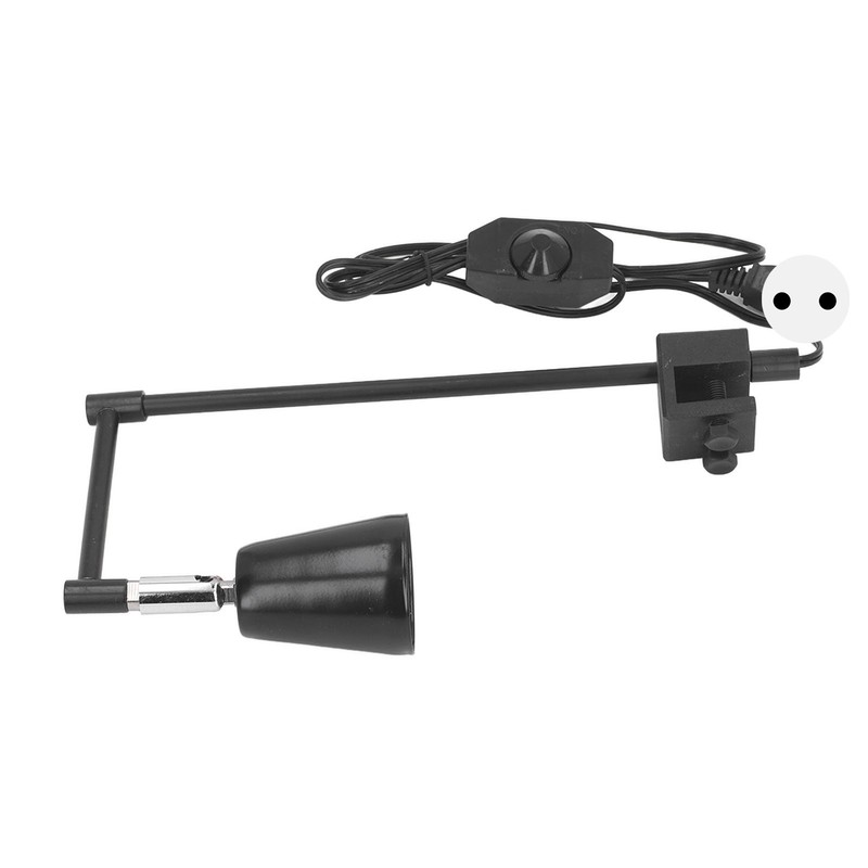 Reptile Lamp Stand Adjustable Multi Angle Rotation Clip Reptile Heat