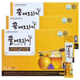 DUZON HEALTH Honey Pear Bellflower Collagen Stick 26 packs / 더존건강 꿀배도라지 콜라겐스틱 26포 X 3개 배농축액 도라지배스틱