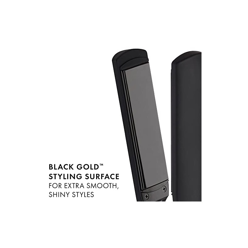 Hot Tools Professional Black Gold Digital Flat Iron, 1 Inches