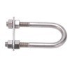 12x130mm Marine Bow Stern Eye U Bolt with Adjustable Screw