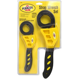 Pennzoil 19425 3/8" to 5-1/4" and 1" to 6-1/2" Wrench for Pennzoil Strap Oil Filter, (Set of 2)