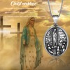 Hipunk Cross Crucifix Pendant Necklace - Stainless Steel Crucifix Jesus