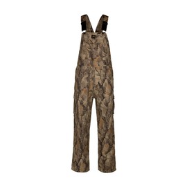 Camouflage Bib Overall for Men and Women, Non-Insulated, Cotton Poly Blend Hunting Coveralls for Warm Weather - Natural Gear (M)
