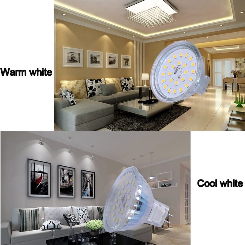 ukzboss mr16 120V Dimmable 5w 6000K Cool White Daylight White