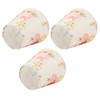 Cloth Lamp Shade Flower Pattern Clip On Bulb Lampshade for
