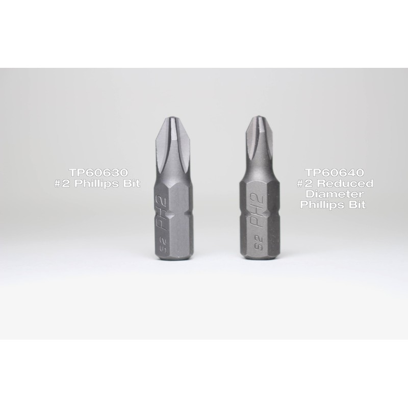 ToolPro Phillips Head Bits - 50 Pieces in Interlocking Storage