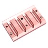 12.1 DIY Lipstick Mold Aluminum Alloy Rose Gold Dual Uses