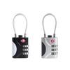 UP Security TSA Approved Luggage Locks - Small Combo Travel