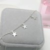 Yienate Multilayer World Map Pendant Necklace Chain Dainty Star Choker