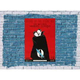 Queens of The Stone Age - Clockwork, Hamburg 2013 » Concert Poster | Live Concert Event | DIN A1