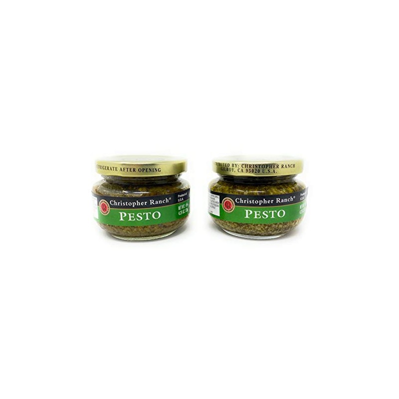 Christopher Ranch Gourmet Pesto Sauce 4.25 oz Pack of 2