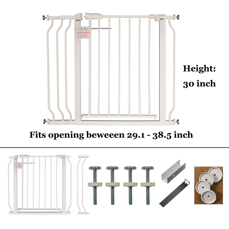BalanceFrom Easy Walk-Thru Safety Gate for Doorways and Stairways with